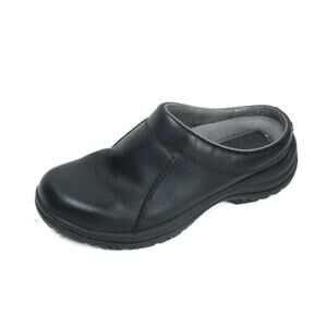 Dansko Black Slip On Comfort Clogs shoes Men's Sz EU 43 / US 9.5 - 10